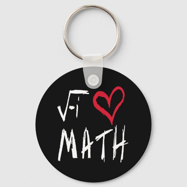 Jag älskar matematik nyckelring (Framsida)