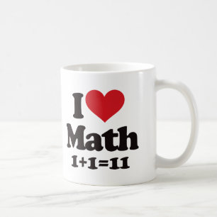 Jag älskar Math! Kaffemugg