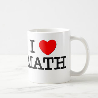 Jag älskar MATH Kaffemugg