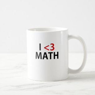 Jag älskar Math Kaffemugg