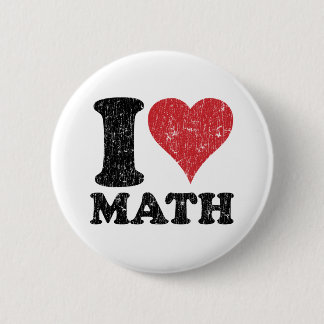 Jag älskar Math Knapp