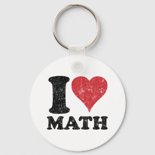 Jag älskar Math Nyckelring