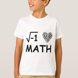Jag älskar math t-shirt