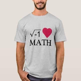 jag älskar Math Tee Shirt