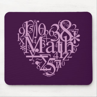 Jag älskar MathMousepad Musmatta