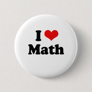 Jag älskar Mathtshirten Knapp