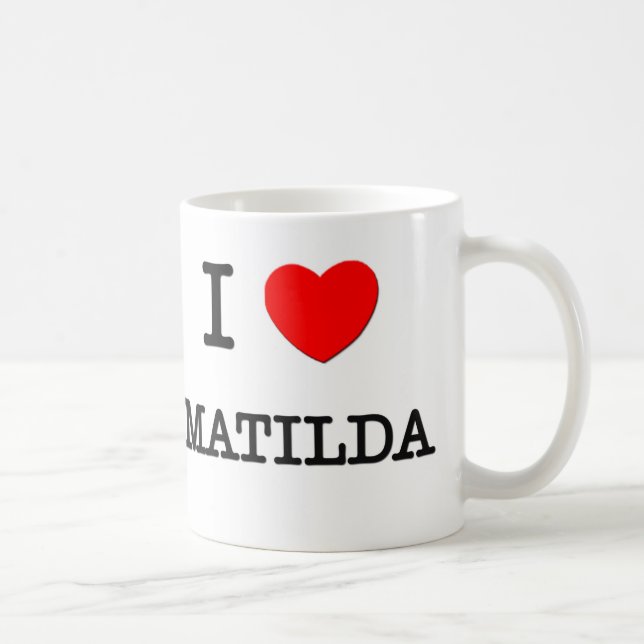 Jag älskar Matilda Kaffemugg (Höger)