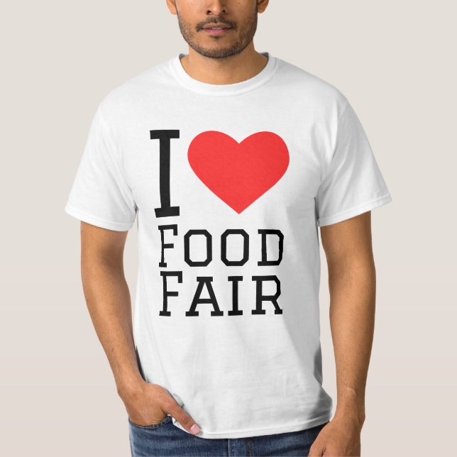 Jag älskar matmässa t shirt (Framsida)