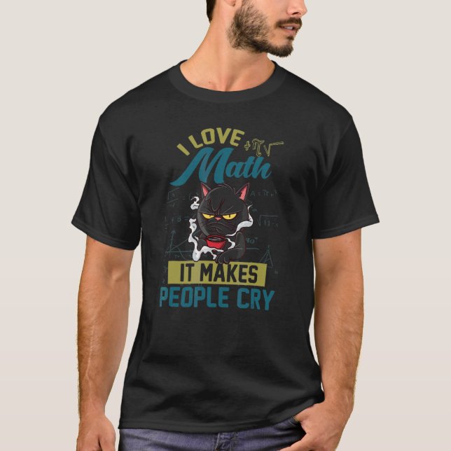 Jag älskar matte Det får folk att gråta Grumpy  Ca T Shirt (Framsida)