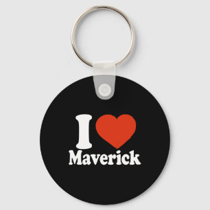 Jag älskar Maverick, jag älskar Maverick, röda hjä Nyckelring