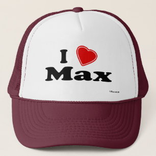 Jag älskar max truckerkeps