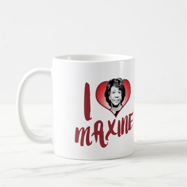 Jag älskar Maxine bevattnar - Kaffemugg (Vänster)