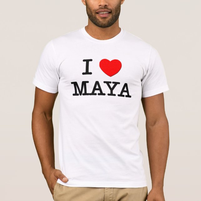 Jag älskar Maya Tee (Framsida)