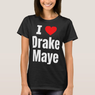 Jag älskar Maye Football Fan T Shirt