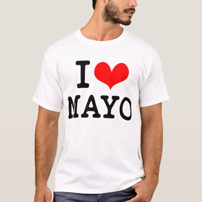 Jag älskar MAYO T-shirt (Framsida)