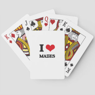 Jag älskar Mazes Casinokort