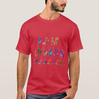 Jag älskar medvetenhet Ram Dass Yoga-gåva gåva T Shirt