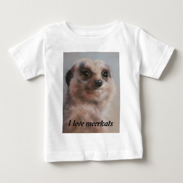 Jag älskar meerkats t-shirt (Framsida)