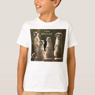 Jag älskar MeerkatsT-Skjortan T-shirt