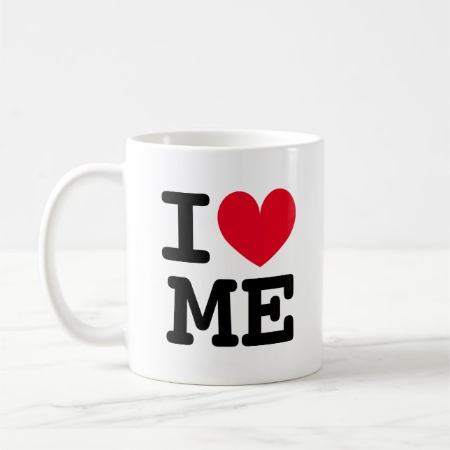 Jag älskar mej kaffemugg (Vänster)