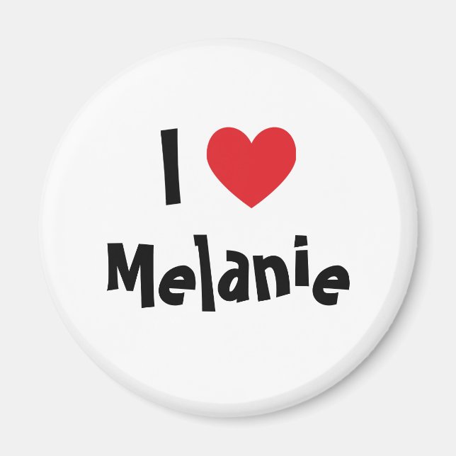 Jag älskar Melanie Magnet (Framsidan)
