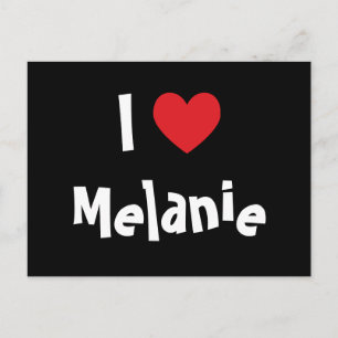 Jag älskar Melanie Vykort