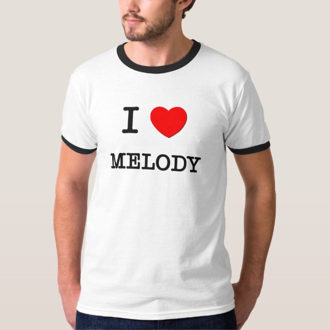 Jag älskar melodi tee (Framsida)