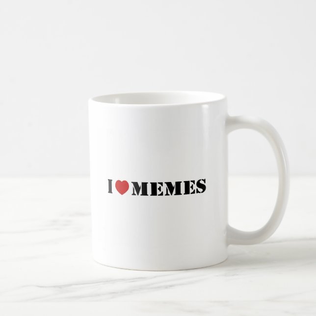 Jag älskar Memes Kaffemugg (Höger)