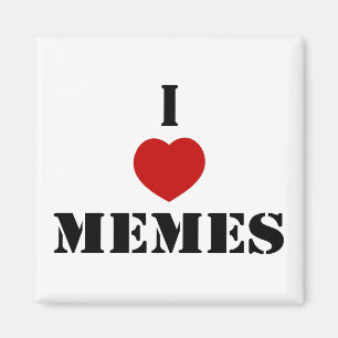 Jag älskar Memes Magnet