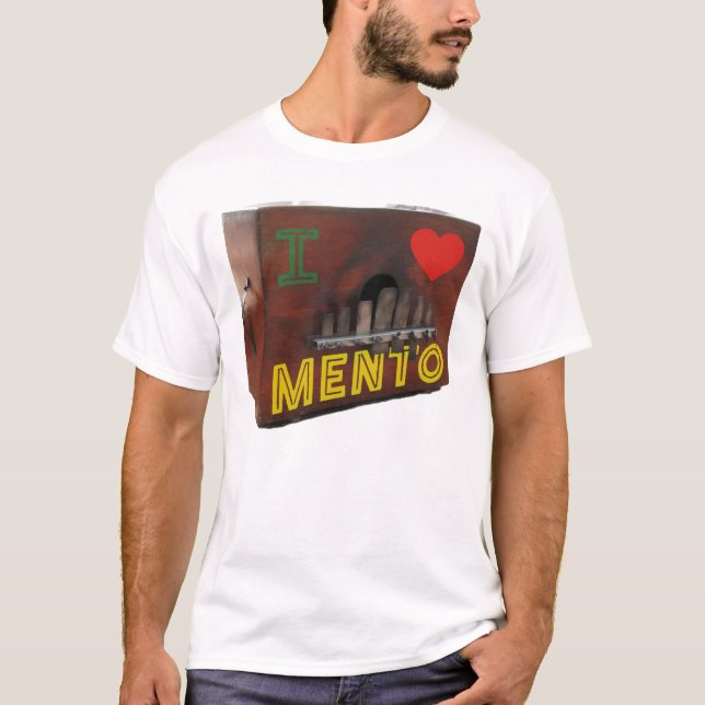 Jag älskar Mento Tee Shirt (Framsida)