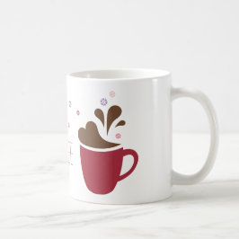 Jag älskar ___mer än kaffe som är rött kaffemugg