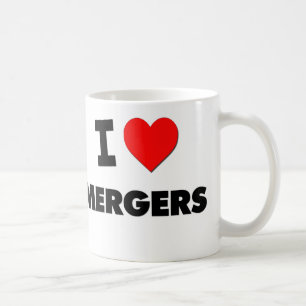 Jag älskar Mergers Kaffemugg