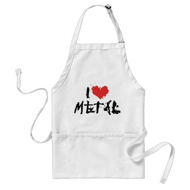 Jag älskar metal förkläde (Framsidan)