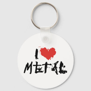 Jag älskar metallnyckelring nyckelring