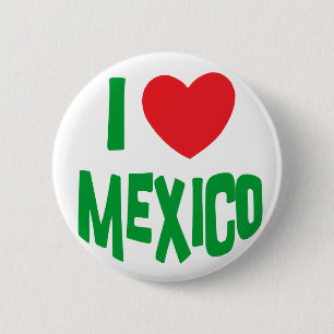 Jag älskar Mexico Knapp