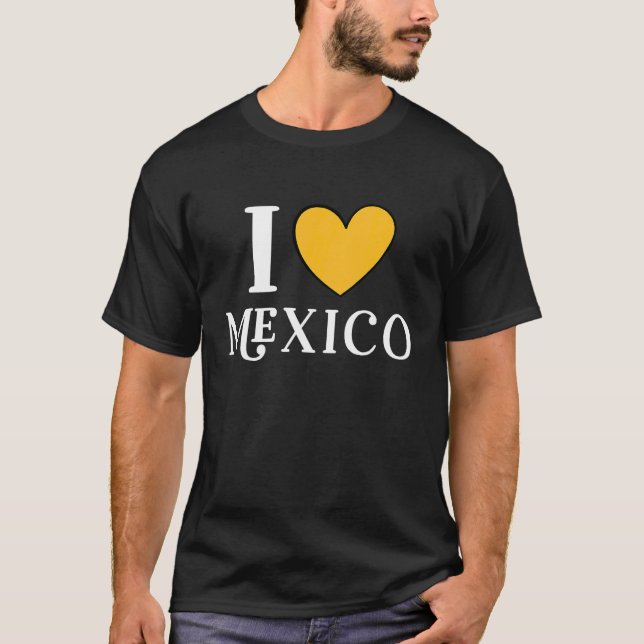 Jag älskar Mexiko 15 T Shirt (Framsida)