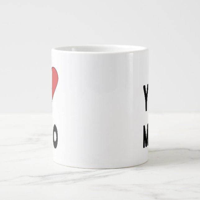 Jag älskar Mexiko Jumbo Mugg (Framsidan)
