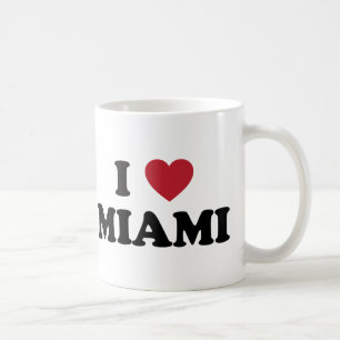 Jag älskar Miami Florida Kaffemugg