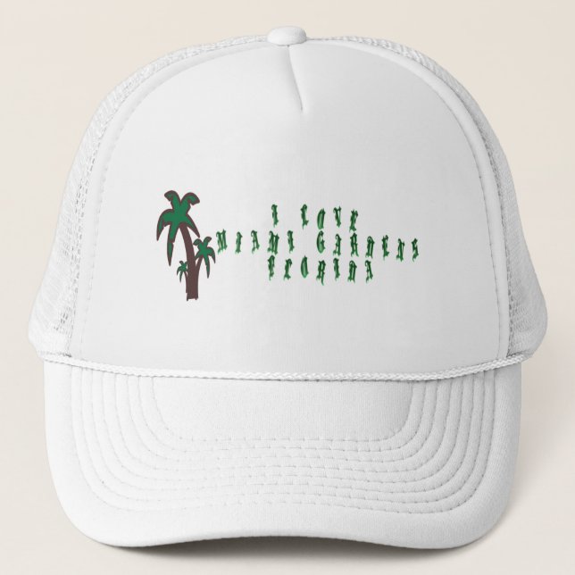 Jag älskar Miami Gardens Florida Keps (Framsida)