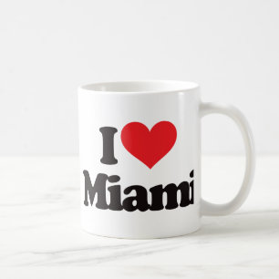 Jag älskar Miami Kaffemugg