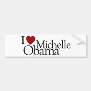 Jag älskar Michelle Obama Bildekal