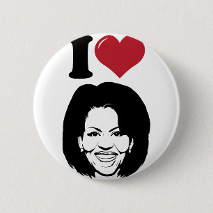 Jag älskar Michelle Obama Knapp