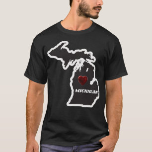 Jag älskar Michigan 3 T Shirt