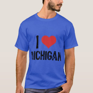 Jag älskar Michigan 4 T Shirt