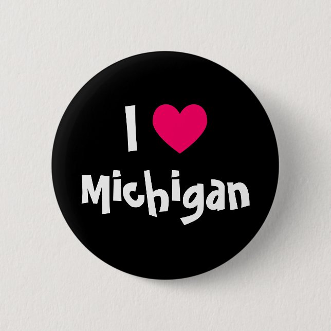 Jag älskar Michigan Knapp (Framsida)