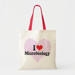 Jag älskar Microbiology Tygkasse