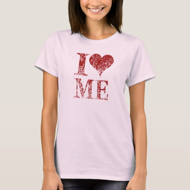 jag älskar mig - jag älskar mig t-shirt för henne (Framsida)