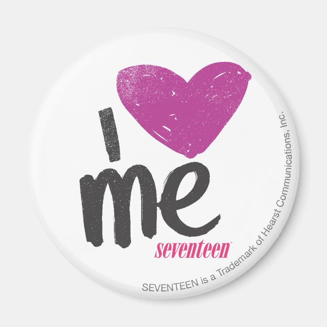 Jag älskar mig Lila Magnet (Framsidan)