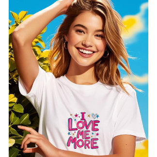 Jag älskar mig mer: T-shirt för självkärlek och sj
