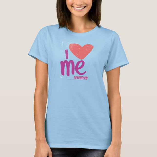 Jag älskar mig Rosa Lila T-shirt (Framsida)